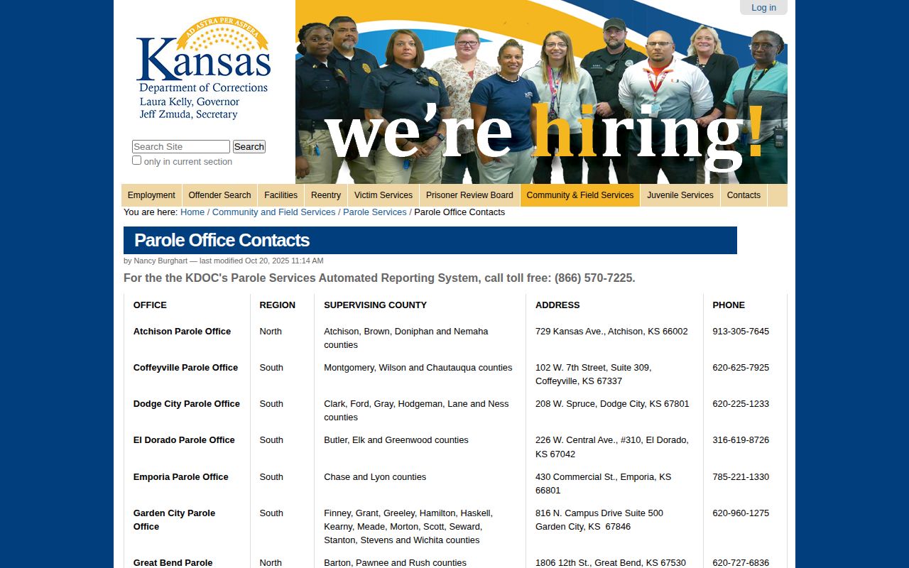 Ottawa County post-release supervision office lookup
